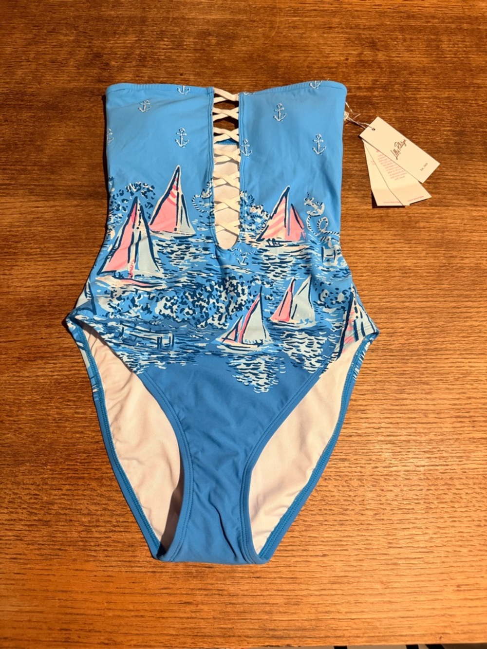 Lilly Pulitzer A Lil Nauti Engineered one Peice